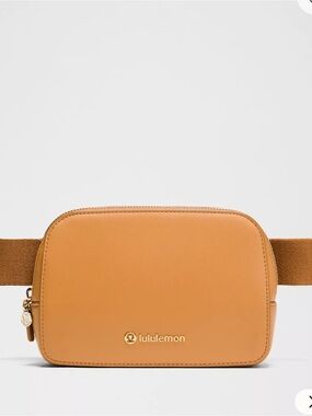 lululemon athletica Cactus Leather Belt Bag with Woven Strap